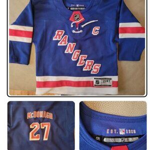NWOT 100% Authentic NEW YORK RANGERS #27 RYAN MCDONAGH